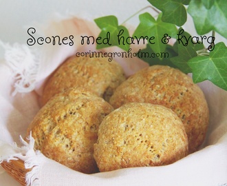 Scones med havre & kvarg