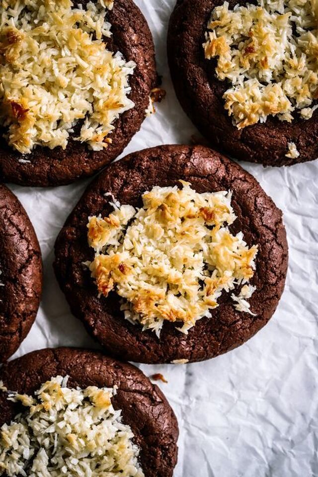 Brownie Cookies med Kokostosca