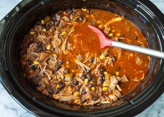 Easy Slow Cooker Chicken Chili