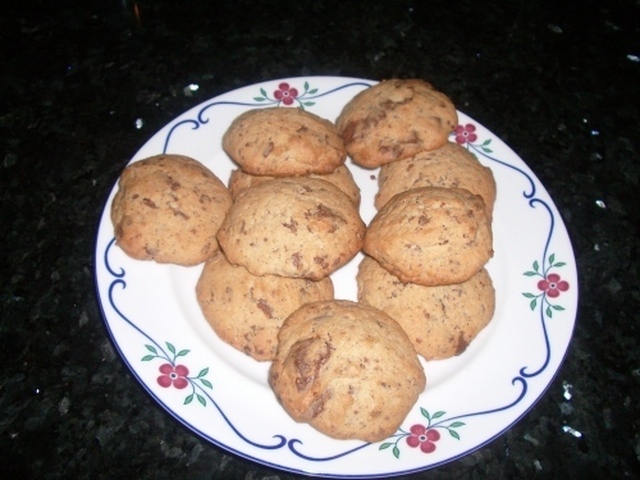Cookies  med chokladbitar