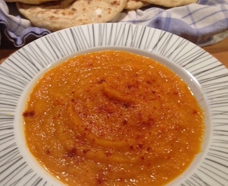 Sötpotatissoppa med chapati