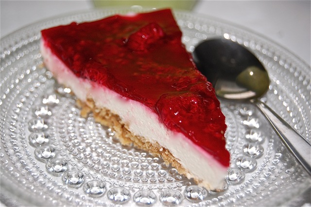 Smarrig Hallon-Cheescake