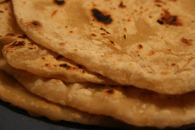 Chapatis (indiskt bröd utan jäst)
