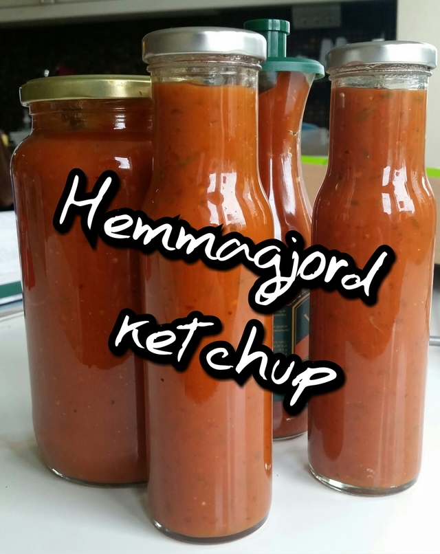 RECEPT: hemmagjord sockerfri ketchup (grundrecept, vegetariskt)