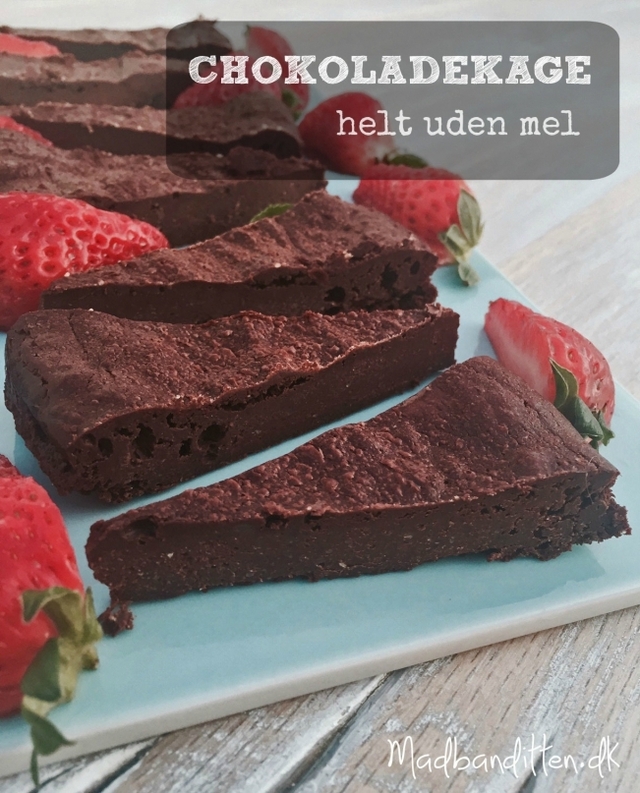 Chokoladekage uden mel