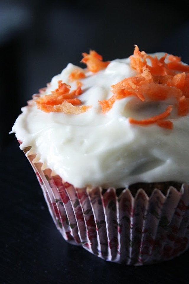 Carrot cupcakes, Morotsmuffins!