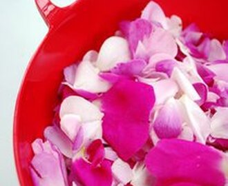 Kall yoghurtsoppa med rosor: Ab Doogh Khia