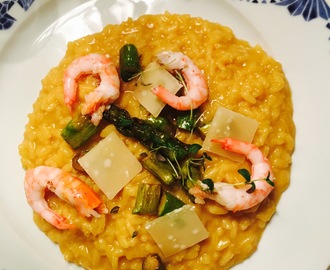 God risotto - med saffran och räkor