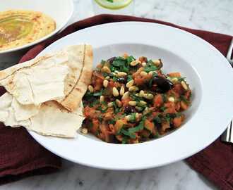 Auberginegryta med hummus