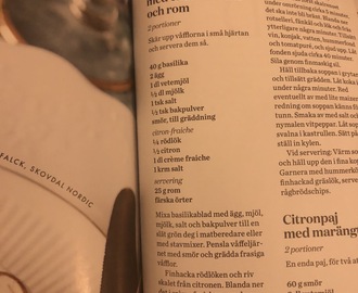 Våfflor m citronfraiche o rom