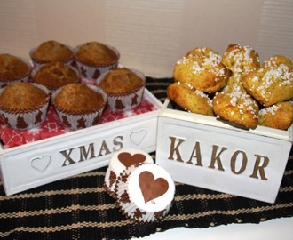 Glutenfria saffranskubbar och pepparkaksmuffins till 1:a advent