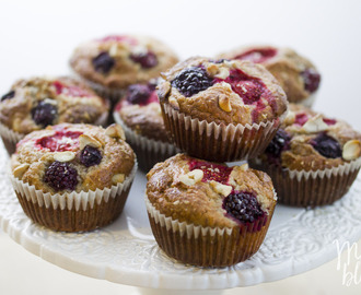 Mumsiga muffins utan socker, gluten och mjölk