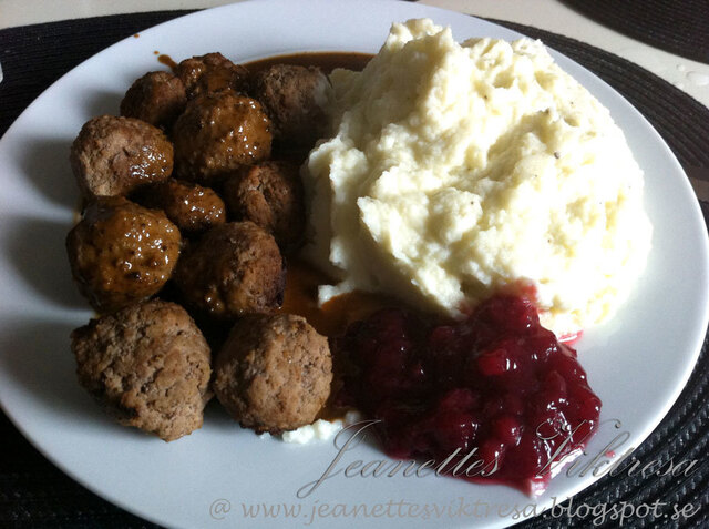 Dagens middag: Köttbullar och blomkålsmos