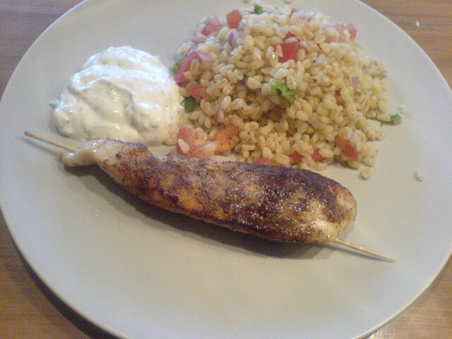 Kyckling med tabouleh