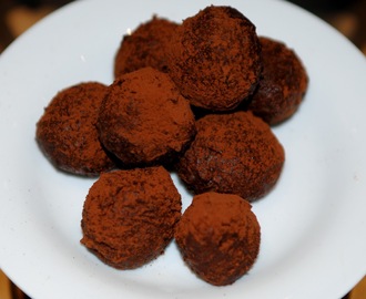 Nyår - Chokladtryffel med smak av apelsin och Grappa