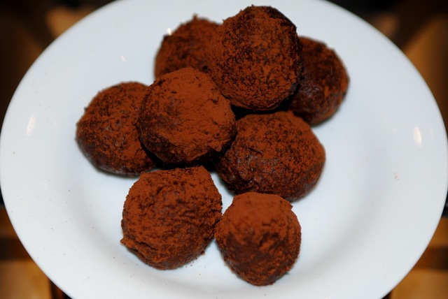 Nyår - Chokladtryffel med smak av apelsin och Grappa