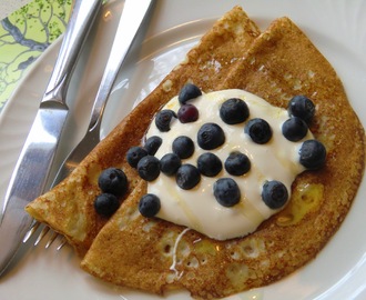 Glutenfria pannkakor med mjölmix från Chrisbel