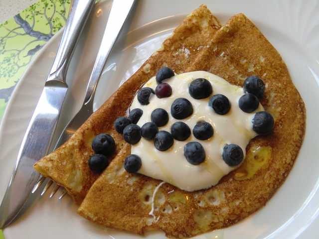 Glutenfria pannkakor med mjölmix från Chrisbel