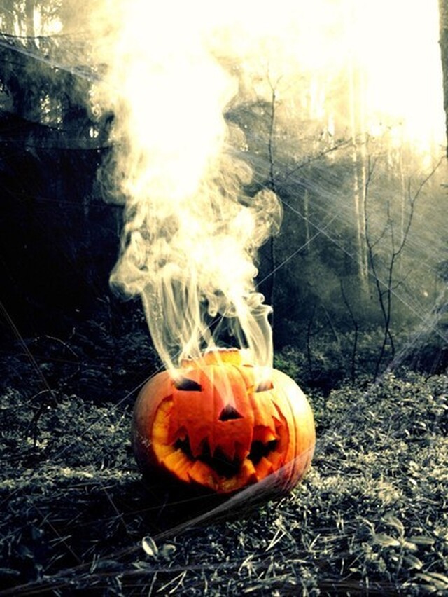 Smokin’ pumpkin!