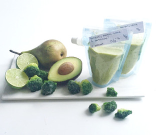 Klämmis med avocado och broccoli