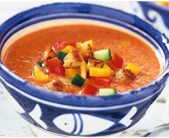 Gazpacho med tillbehör