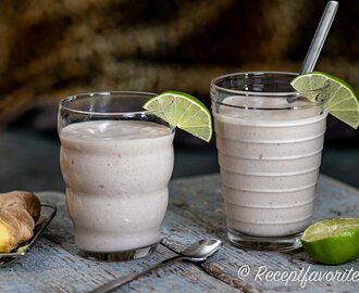 Banansmoothie med kokos och lime