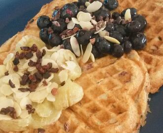 Coconut paleo waffles