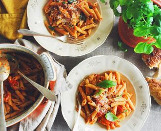 Penne all'arrabiata & Florens