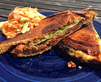 Vegansk Patty Melt