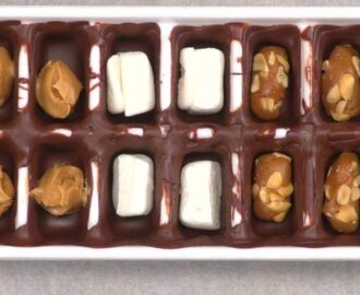 Ice Cube Tray Chocolates