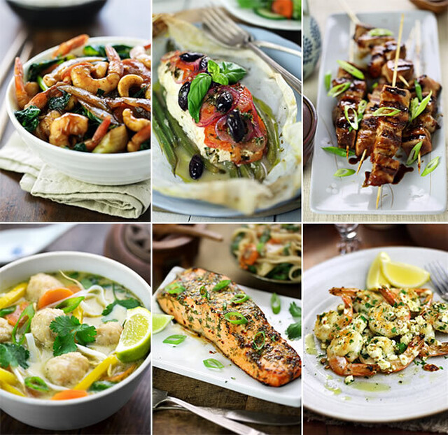 A feast of health from the sea: 30                 Mediterranean and Asian fish and shellfish recipes