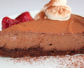 Underbar chokladcheesecake