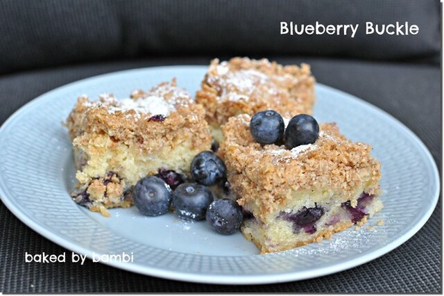 Blueberry Buckle – en helt fantastisk blåbärskaka