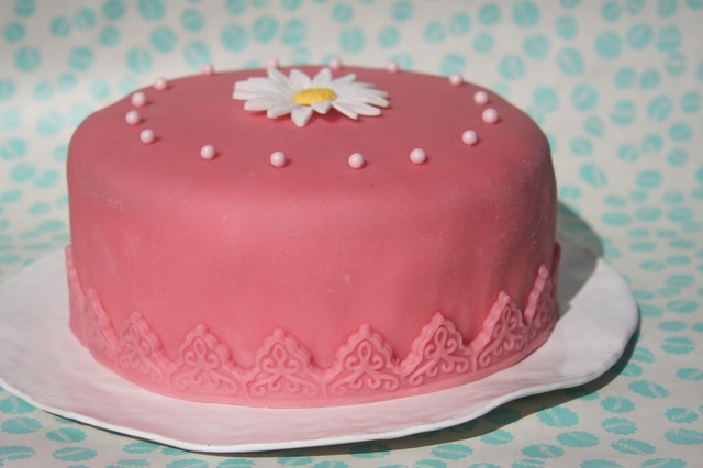 Rosa tårta