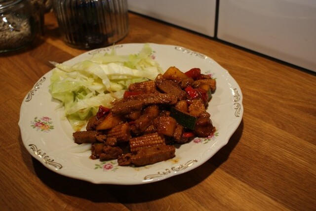 Asian "Chicken" Tamarind and Pineapple stew