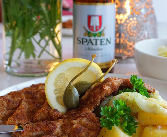 Wienerschnitzel med Österrikisk potatissallad