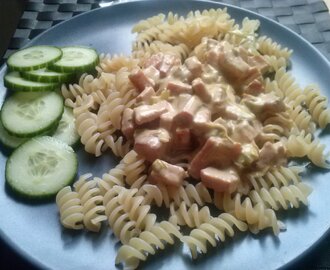 Pasta med kasslersås