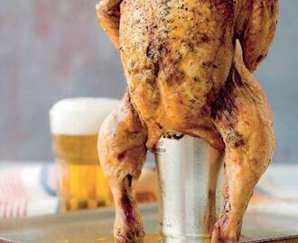 Beer can chicken