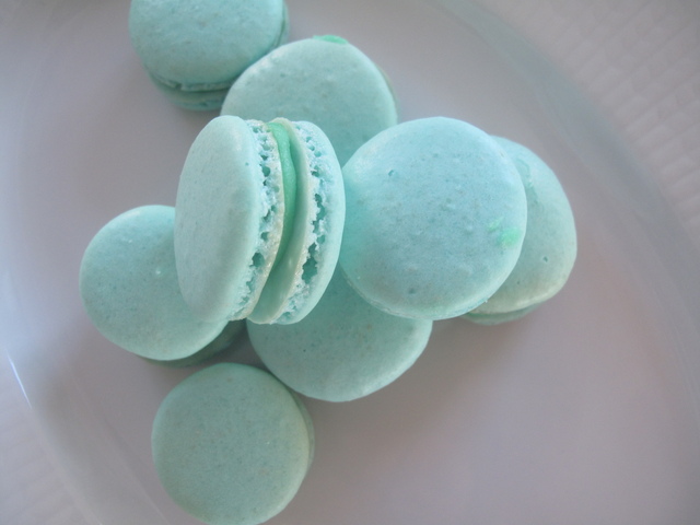 Turkosa Macarons