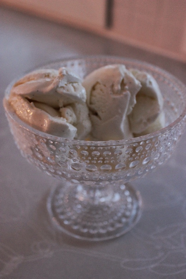 Vaniljglass (med vaniljsocker)
