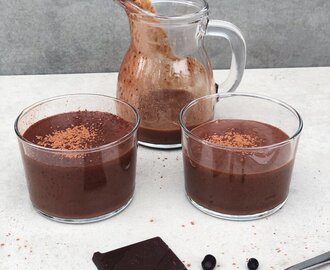 Chocolate black bean  smoothie