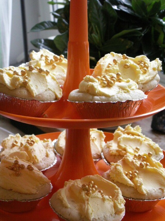 Laktosfria cupcakes med smak av vanilj