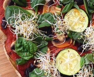 Glutenfri Vegan Pizza