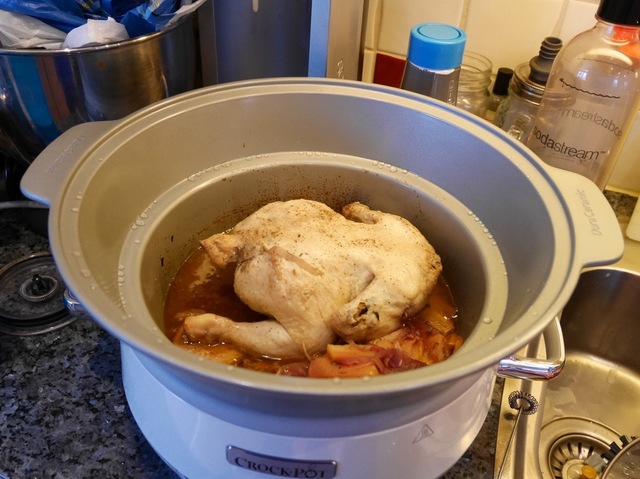 Crock-Pot kyckling med äpple och timjan