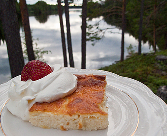 Enkel ostkaka på LCHF-vis