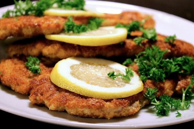 Fräscha schnitzlar med citron & hemlagad bea