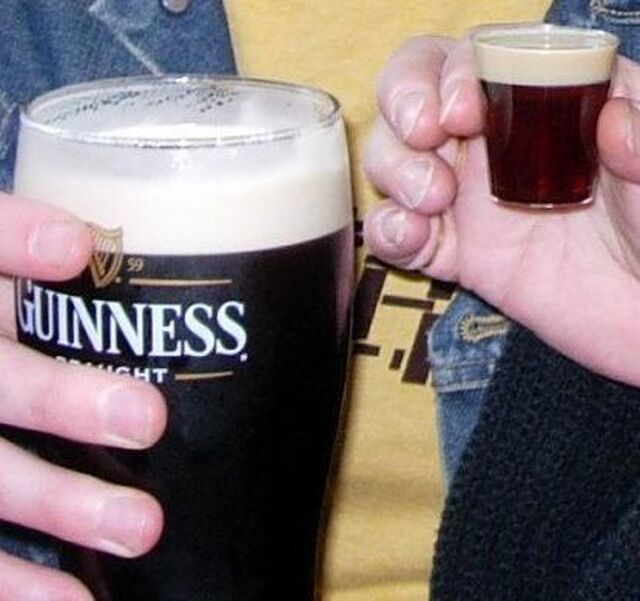 Baby Guinness shot
