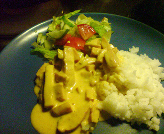 Falukorv i curry