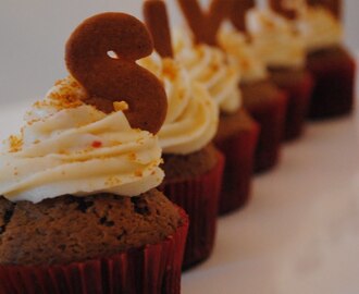 Pepparkakscupcakes