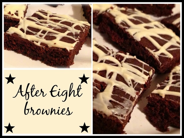 After Eight brownies